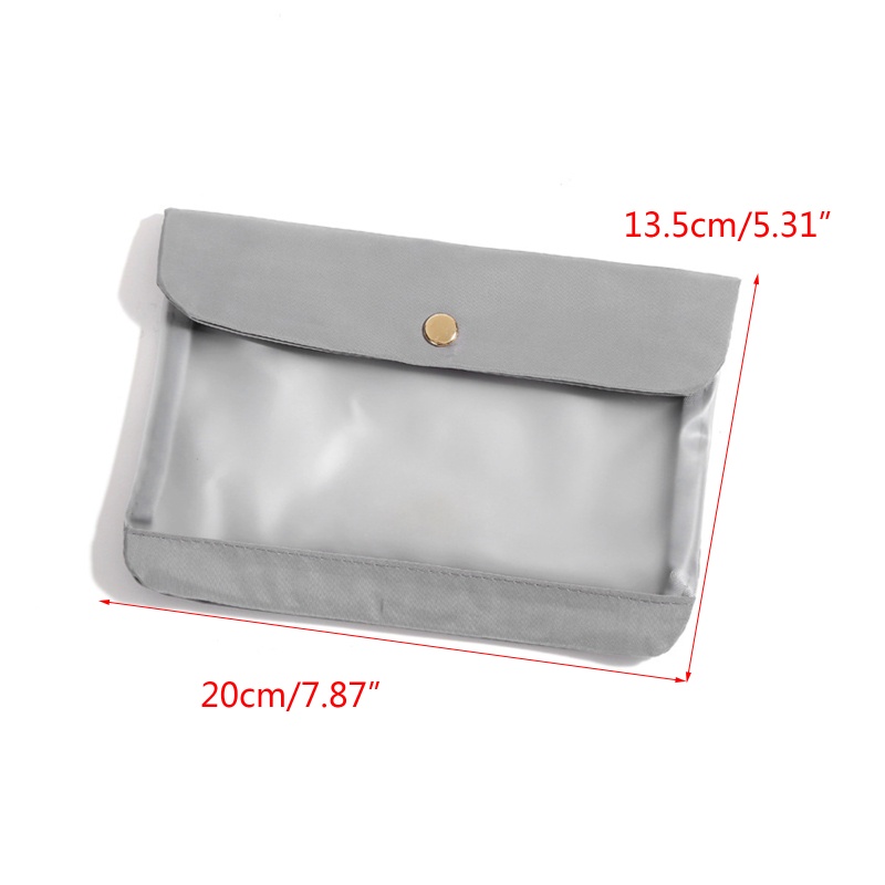 Túi Đựng Mỹ Phẩm / Tiền Bằng TPU Trong Suốt Nhỏ Gọn Tiện Dụng Mang Theo Du Lịch / Cắm Trại