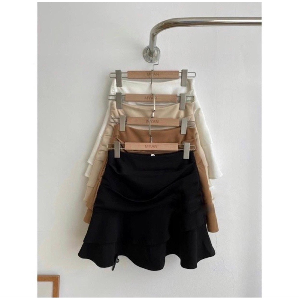 Chân váy tầng bèo nhún xinh xắn CV8 (TÁO ĐỎ BIGSIZE 55-90KG)🍎🍎🍎