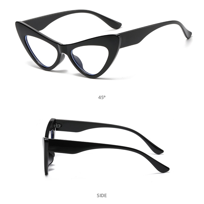 Mắt Kính Gọng Mắt Mèo Chống Ánh Sáng Xanh Thời Trang