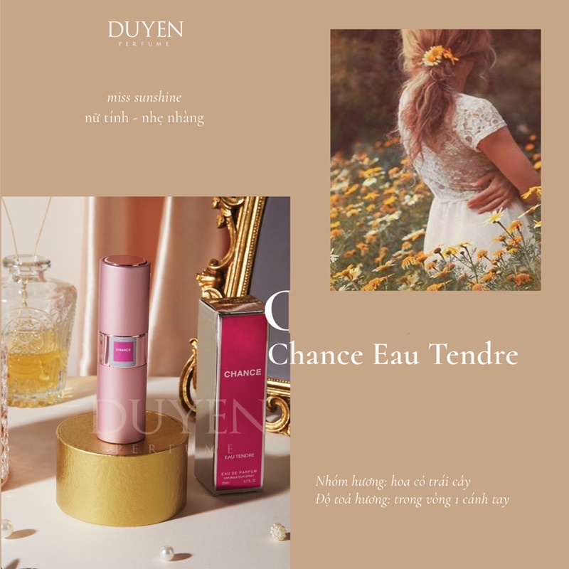 Nước Hoa mini 20ml CHANCE EAU TENDRE