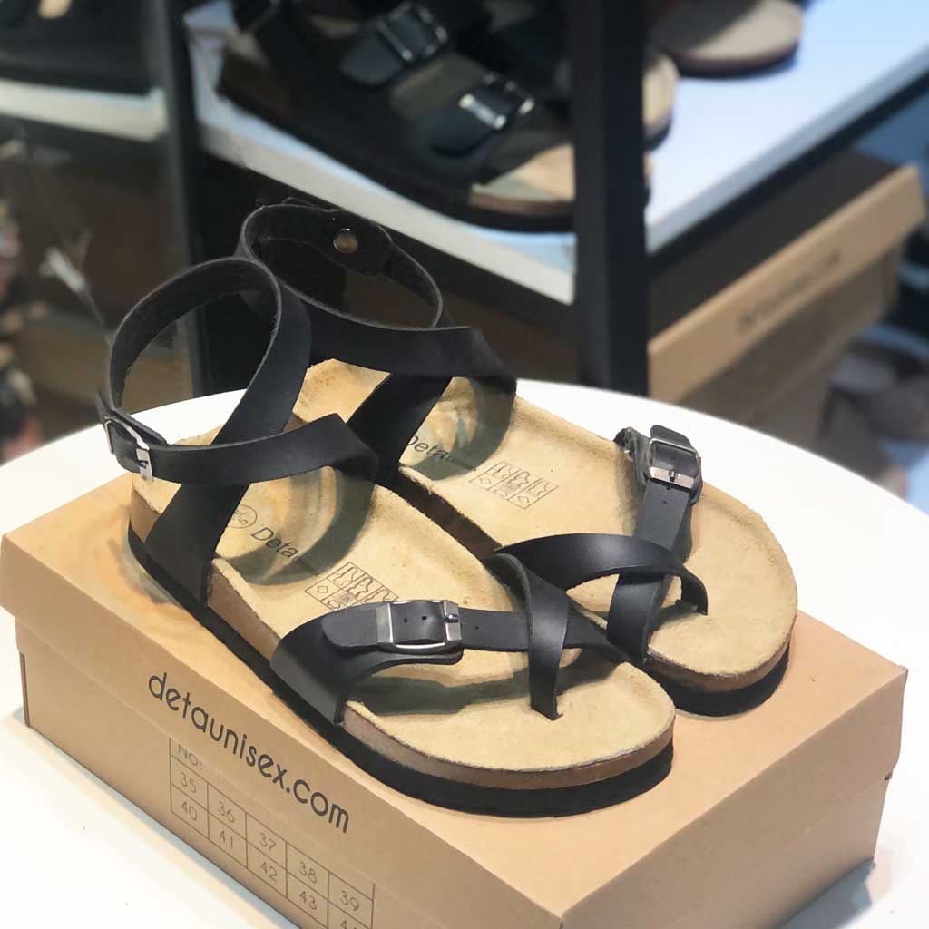 Giày Sandal Đế Trấu Nam Nữ Unisex Xỏ Ngón Thời Trang Hàn Quốc