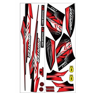Tem rời dán xe jupiter mx
