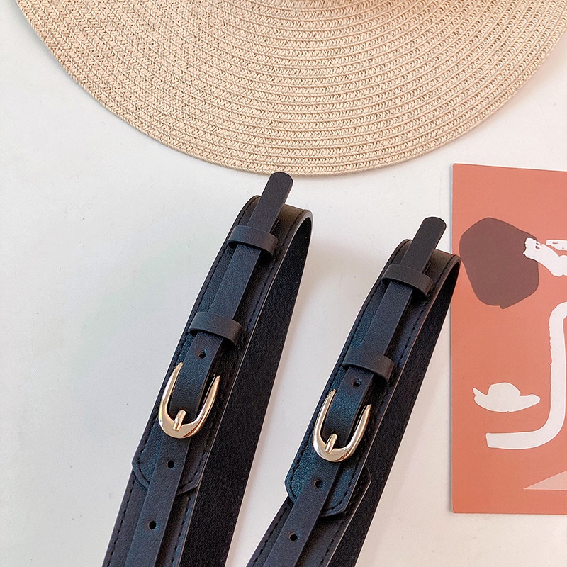 Đai váy da bản 3cm nịt váy áo đầm Meo shop ĐV028 - belt váy da thắt lưng váy áo thời trang nữ phối blazer