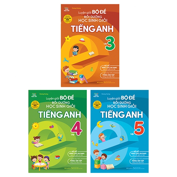 Sách Bộ Sách Luyện Giải Bộ Đề Bồi Dưỡng Học Sinh Giỏi Tiếng Anh Tiểu Học (Bộ 3 Cuốn)