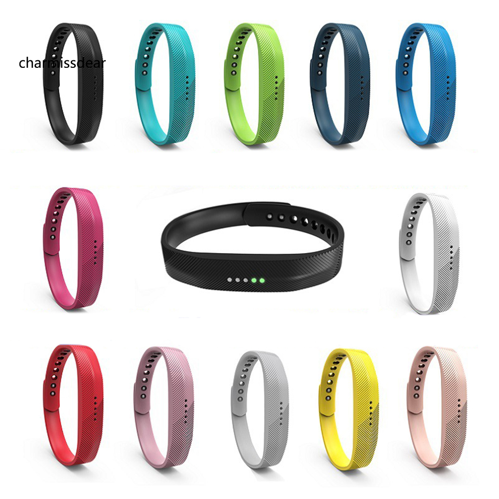 Dây Đeo Silicone Thay Thế Cho Đồng Hồ Thông Minh Fitbit Flex2