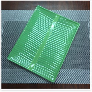 Đĩa Nhựa Giả Mây Tre Đan Hình Chữ Nhật Nhiều Size