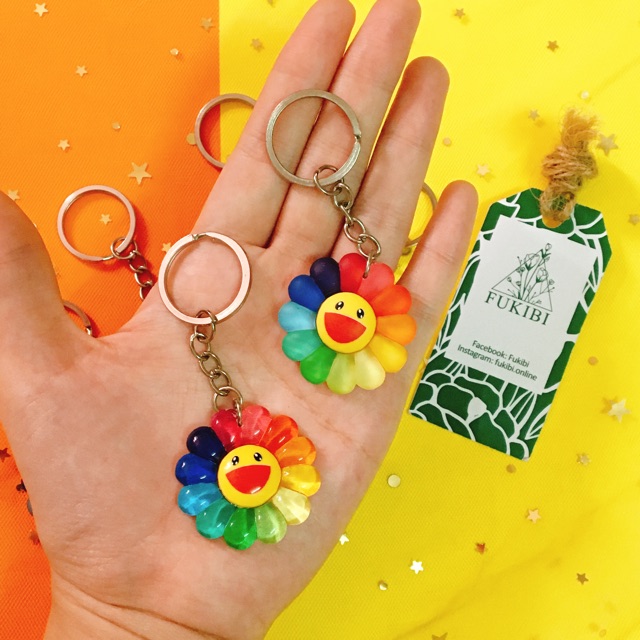 MÓC KHOÁ HOA KAIKAIKIKI 35MM ẢNH THẬT