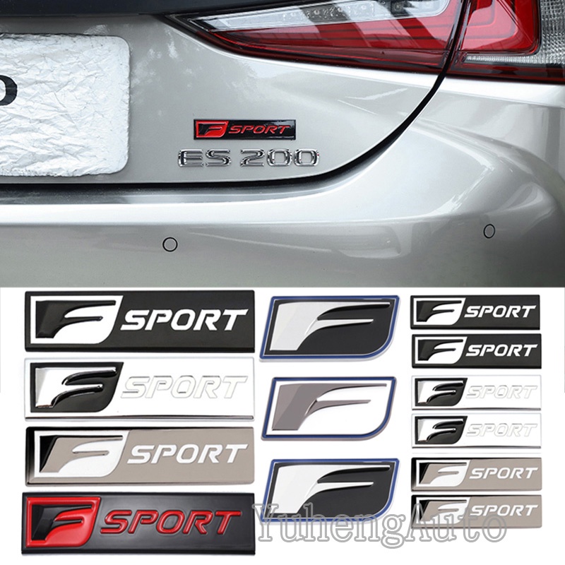 FENDER 1 Nhãn Dán Trang Trí Thân Xe Hơi Lexus F Sport IS200 ES250 GS300 Bằng Kim Loại