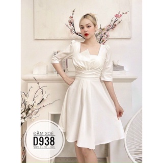 (60-90KG) MINSTORE Bigsize Đầm xoè D938