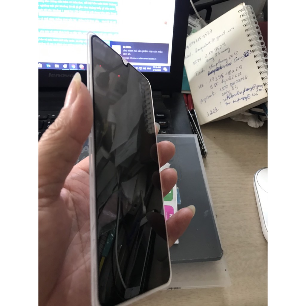 Miếng dán kính cường lực chống nhìn trộm samsung galaxy A70