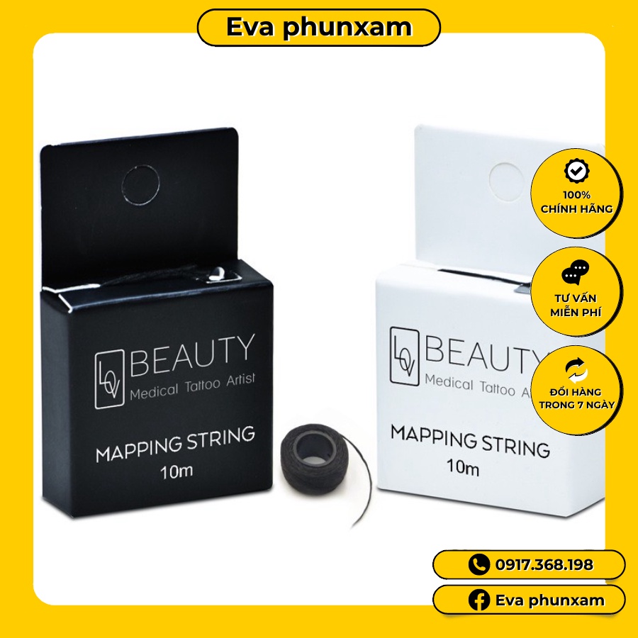 Chỉ than hoạt tính vẽ lông mày (cuộn~10m)
