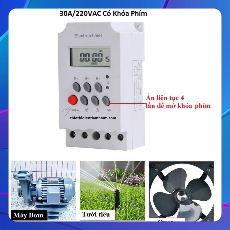 Công Tắc Hẹn Giờ Thông Minh, KG316T-II, hẹn giờ bật tắt tự động