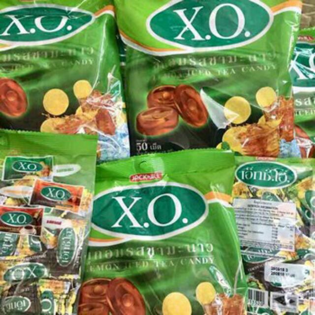 Kẹo X O vị trà chanh