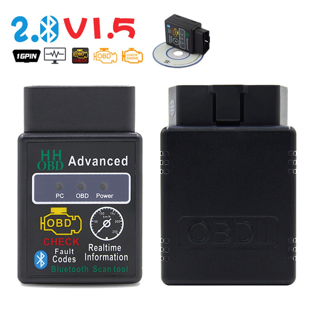 Thiết bị quét chẩn đoán lỗi OBD2 Bluetooth V2.1 Android Elm327 Obd-Ii  nâng cấp cho xe hơi