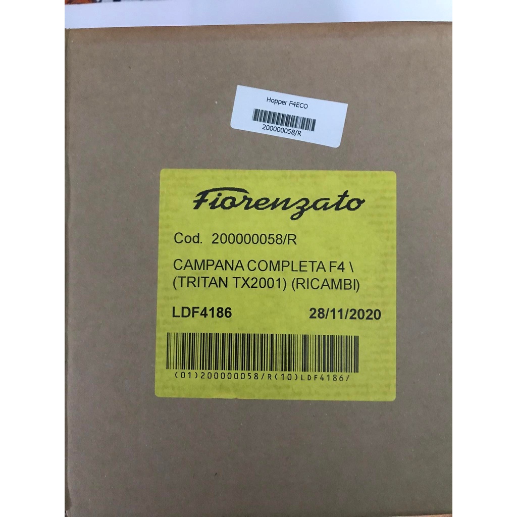 Fiorenzato F4 - Phễu Chứa Cà Phê Hạt - Linh Kiện & Phụ Kiện Máy Xay Cà Phê - Xuất xứ Italia