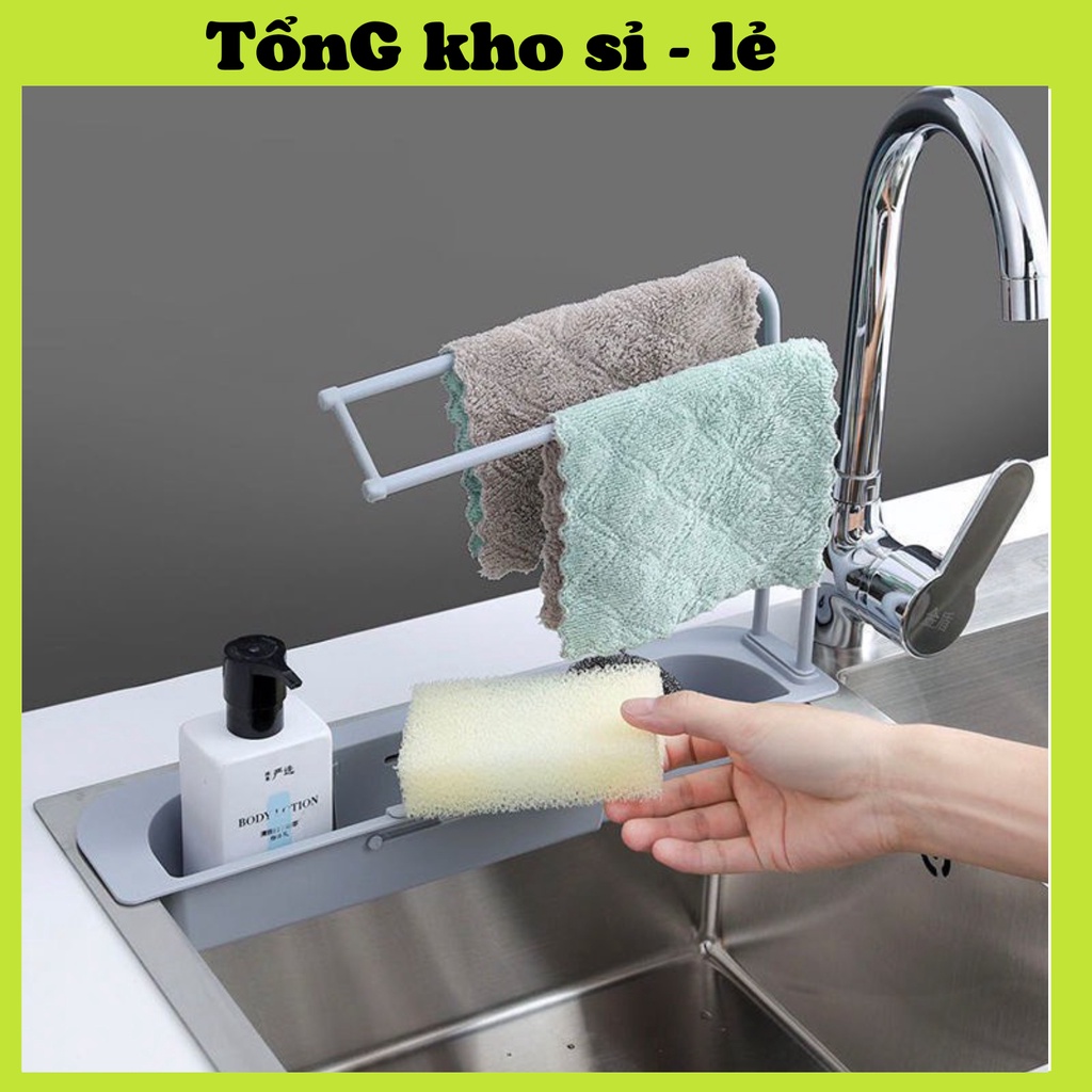 {Hàng Đẹp+ Dài Theo Ý} Giá Để Giẻ Rửa Bát - Khay Để Giẻ Rửa Bát 88204 TỔNG KHO SỈ 88