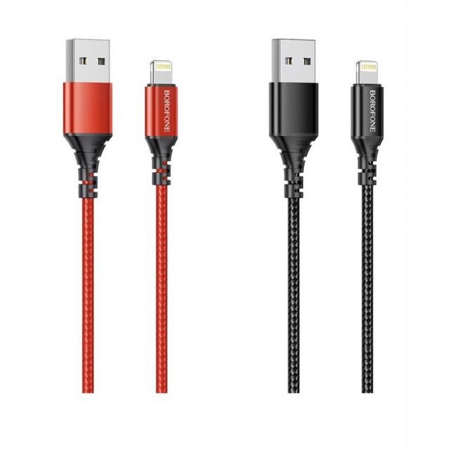 Dây Sạc Iphone Borofone BX54💎CHÍNH HÃNG-BẢO HÀNH💎Cáp Sạc Nhanh Dây Dù, Chống Gãy Cho Iphone/ Android Dài 1M -