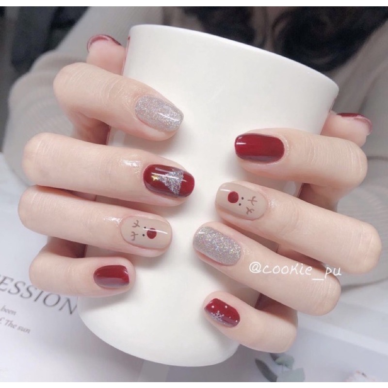 Nailbox Nuna móng úp giáng sinh xmas Christmas noel