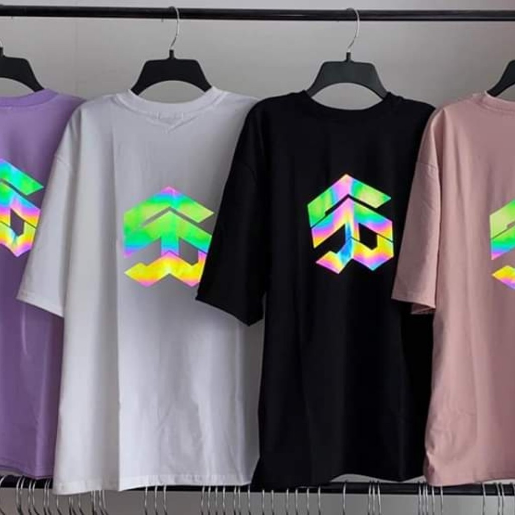 Áo Thun unisex Phản Quang 5TheWay form rộng tay lỡ Cotton freesize nam và nữ PQ27 4T | BigBuy360 - bigbuy360.vn