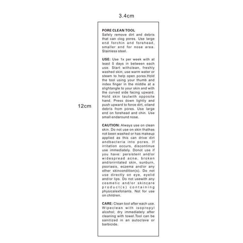 Dụng Cụ Nặn Mụn Đầu Đen Bằng Thép Không Gỉ Chuyên Nghiệp