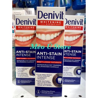 kem đánh răng trắng sáng Denivit Anti - Stain Intense 50ml
