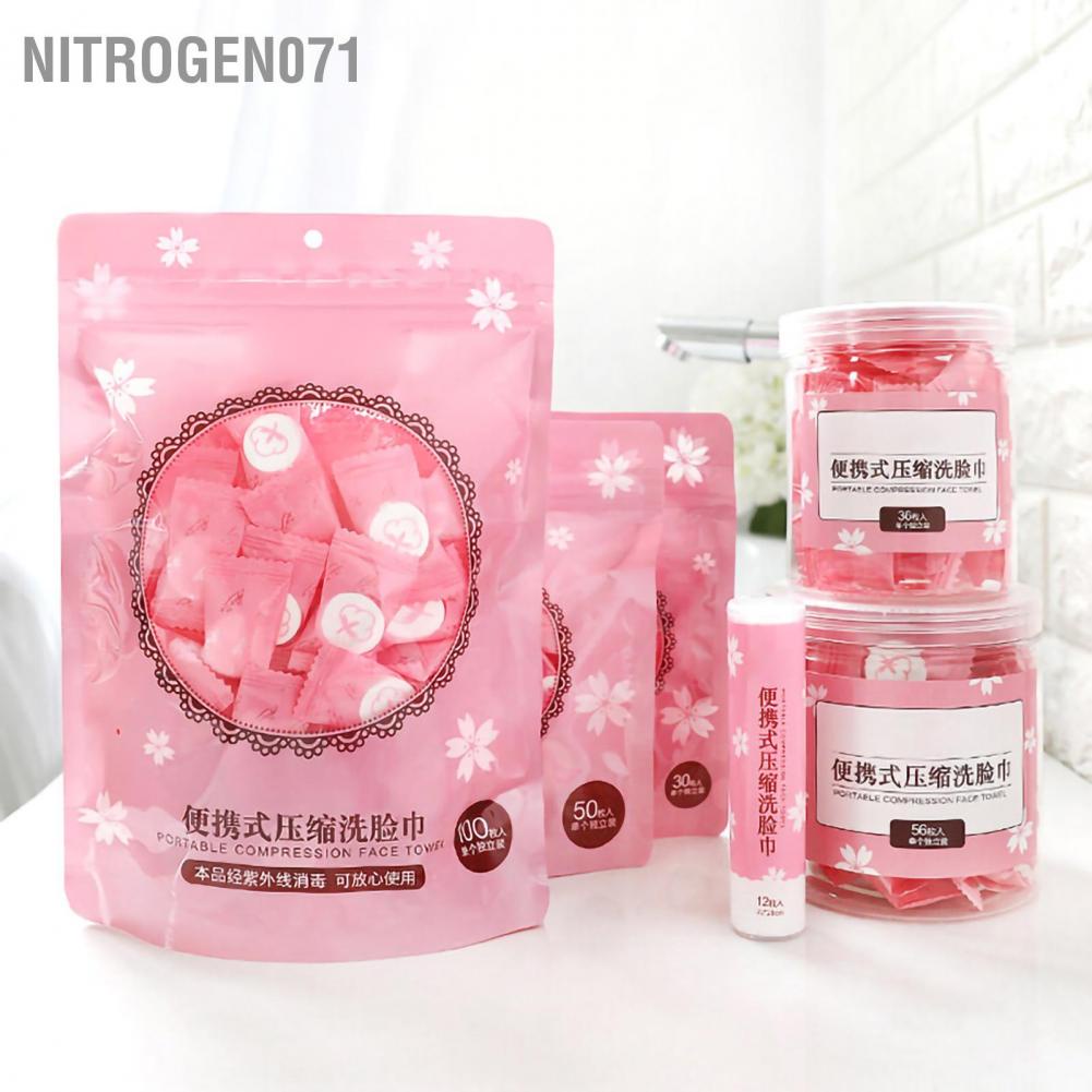 [Hàng mới về] Set khăn nén lau mặt dùng một lần mini nhỏ gọn tiện lợi