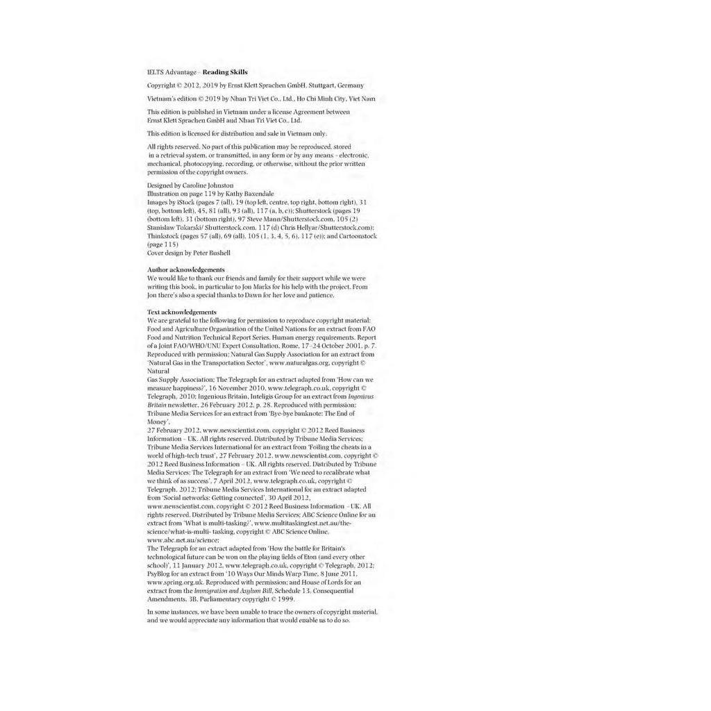 Sách Ielts Advantage Reading Skills