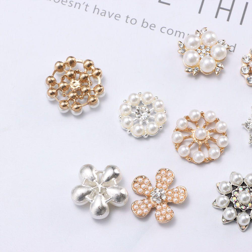 JANE 5 Kẹp Tóc Hình Hoa Lấp Lánh