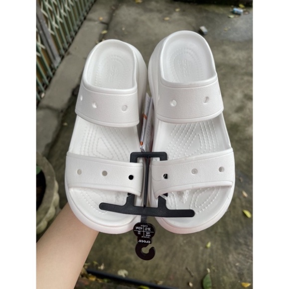 DEPCROSS Dép CROSS đế cao 9cm thời trang Hàn Quốc phong cách đường phố chất lượng cao, giá tốt size 35 đến 40 Suc bit da