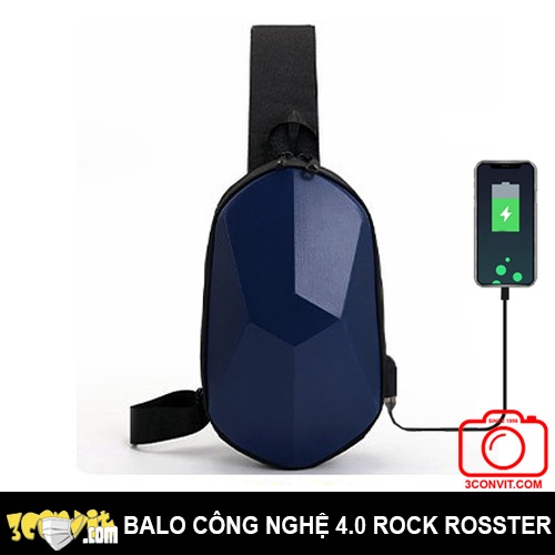 Balo đeo chéo kim cương công nghệ 4.0 Rockrosster