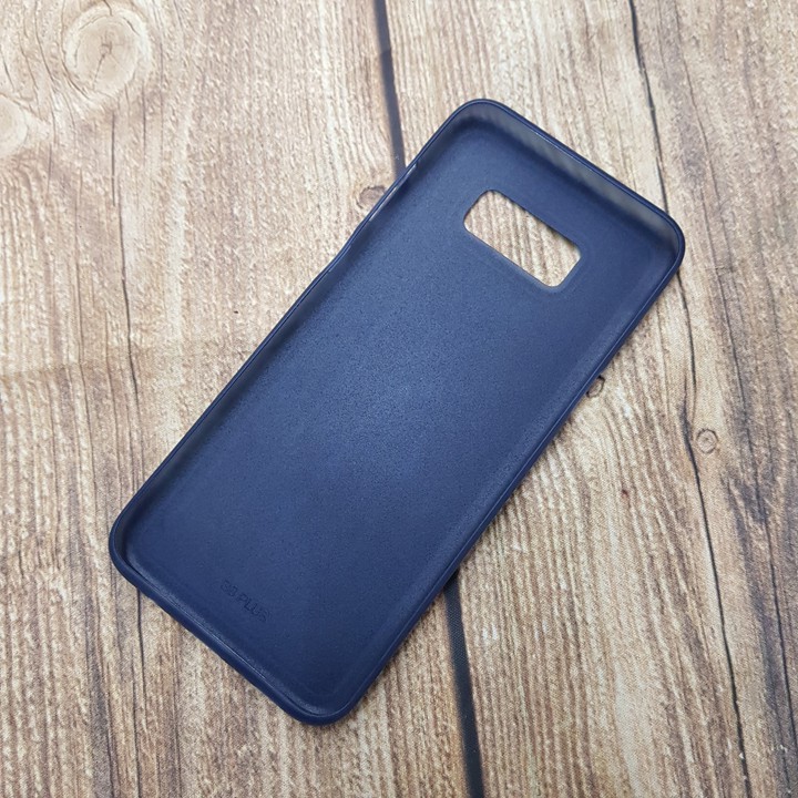 [ Hàng nhập khẩu ] Ốp lưng Samsung Galaxy S8 Edge Plus lưng vải Jean khay sialicon cao cấp