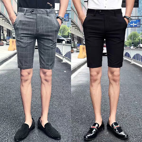 [HÀNG CHẤT]  QUẦN TÂY NAM NGẮN CAO CẤP QUẦN ÂU SHORT NAM VẢI CO GIÃN CÓ BIG SIZE