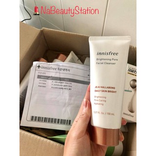 Sữa rửa mặt làm sáng da Innisfree Brightening Pore Facial Cleanser 150ml