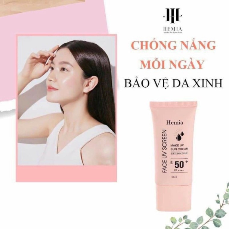 Kem chống nắng Hemia dành cho mặt( Hemia Hàn Quốc ) Hemia MaKe Up Sun Cream | BigBuy360 - bigbuy360.vn