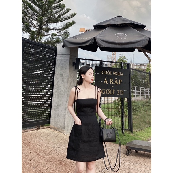 LALA DRESS - Đầm Linen Cao Cấp 2 Túi