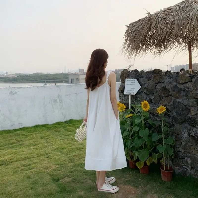 Đầm dài phong cách nữ tính mùa hè