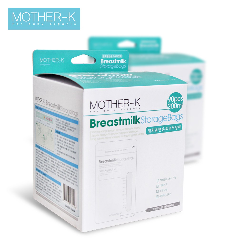 Túi trữ sữa cảm biến nhiệt Mother-K Hàn Quốc (90c) - KM13012