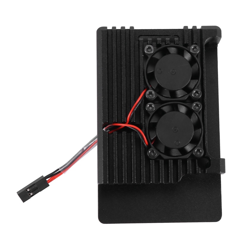 Vỏ Nhôm Làm Mát Hai Quạt Cho Raspberry Pi 4 Model B Raspberry Pi 4