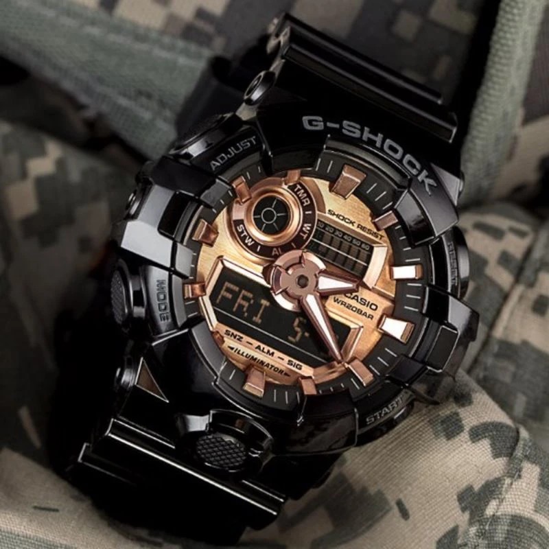 Đồng Hồ Casio Nam Dây Nhựa GSHOCK GA-700MMC-1ADR Chính Hãng