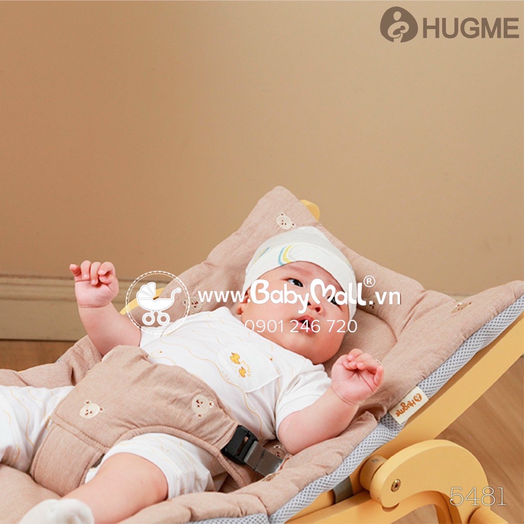 Ghế bập bênh gỗ Hugme (kèm đệm)