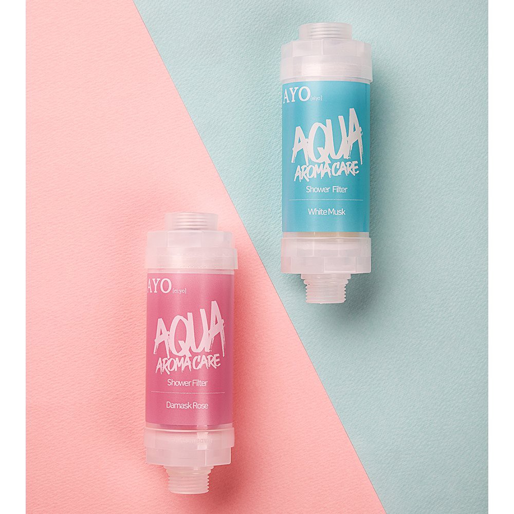 Bộ Lọc Và Tạo Mùi Thơm Cho Nước Tắm AYO Aqua Aromacare Shower Filter GomiMall