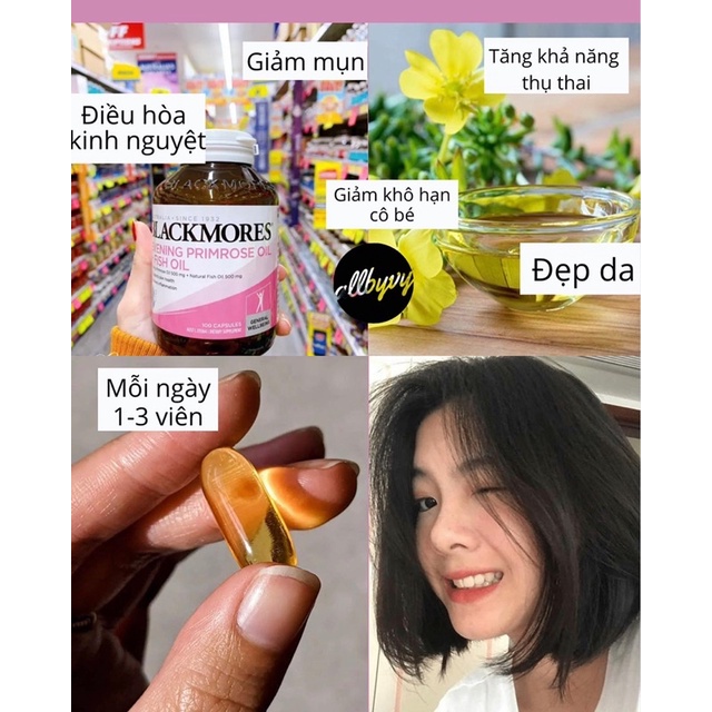 Mầm đậu nành Healthy Care Super Lecithin, Hoa anh Blackmore Evening cân bằng nội tiết tố giúp giảm nám, tàn nhang