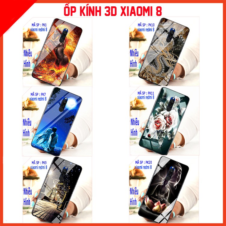 Ốp lưng XIAOMI REDMI 8 kính 3D thế hệ mới sang trọng, đẳng cấp, lịch sự, hình ảnh săc nét không phai, Educase68