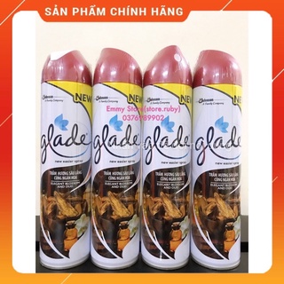 Xịt Phòng Glade Hương Trầm Hương Sâu Lắng Cùng Ngàn Hoa (280ml) hàng cty Johnson & son USA