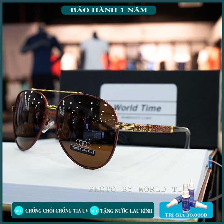 Kính mát nam Audi A185 tròng Polazied, chống lóa,Full box ,thời trang cao cấp | BigBuy360 - bigbuy360.vn