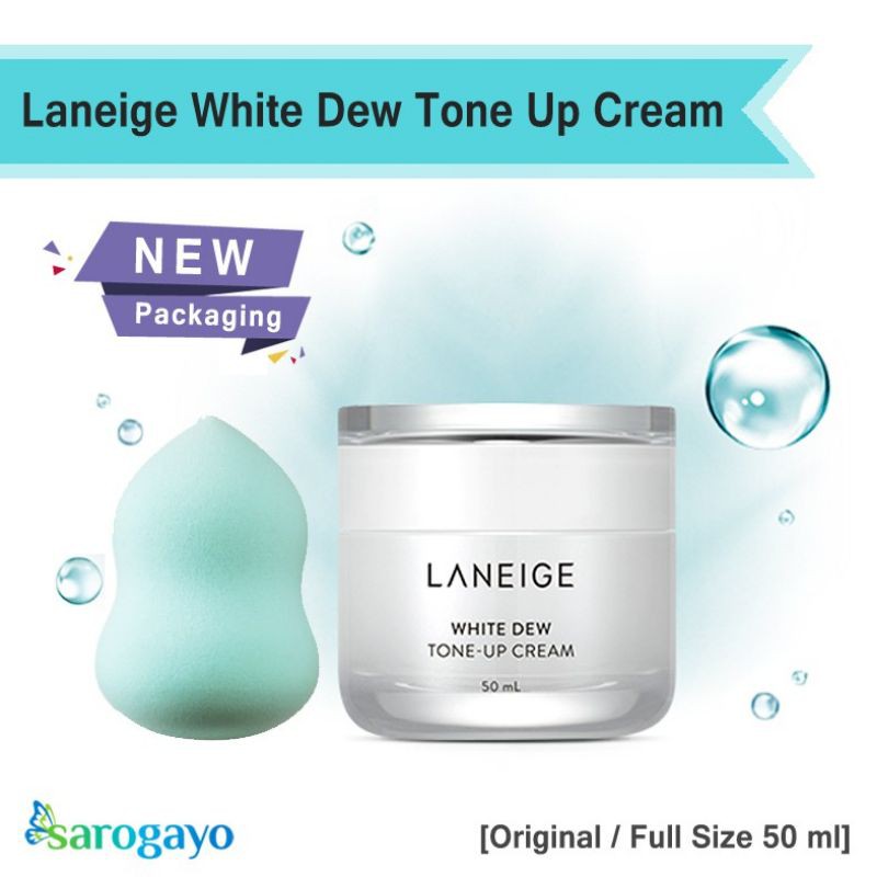 🌸MẪU MỚI 2021🌸[fullsize]Kem dưỡng hiệu chỉnh tông màu da Laneige White Dew Tone-Up Cream 50ml