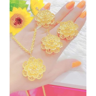 Dây chuyền nữ mạ vàng 24K, dây chuyền nữ cưới rất thời trang