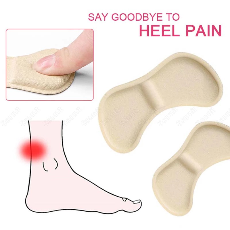 1 Cặp Đệm Lót Giày Cao Gót 4D Tự Dính Giảm Đau Chống Trơn Trượt