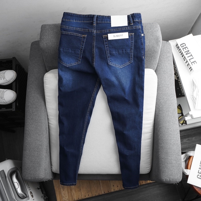 [⚡Giá rẻ⚡️] Quần jean nam slimfit ống ôm nhẹ jean co giãn vnxk chất xịn | BigBuy360 - bigbuy360.vn