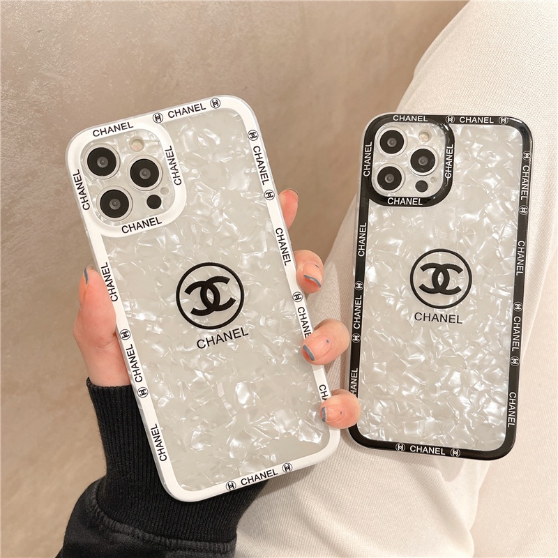 Ốp Điện Thoại Hình Vuông Viền Thẳng Thời Trang Sang Trọng Họa Tiết Vỏ Sò CrashStar, Dành Cho iPhone 12 11 Pro Max Mini X